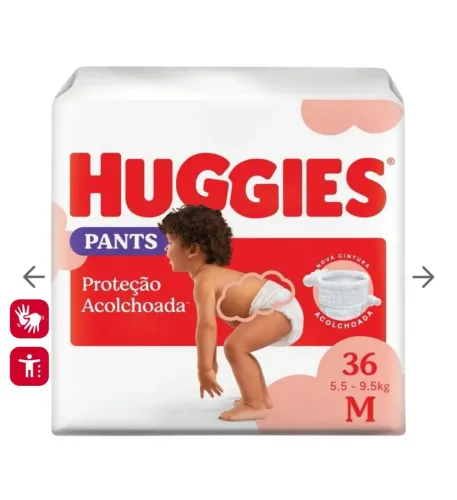 Fraldas Huggies M
