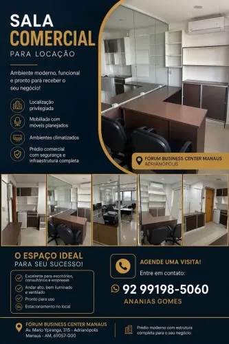 Sala no fórum business escritório ou consultório
