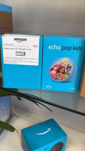 Alexa Echo Pop Kids Disney e Marvel