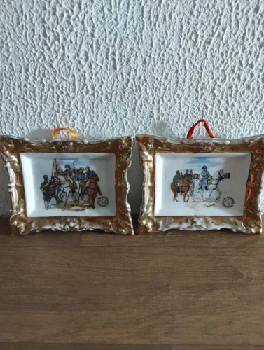 Quadros porcelana Napoleão 