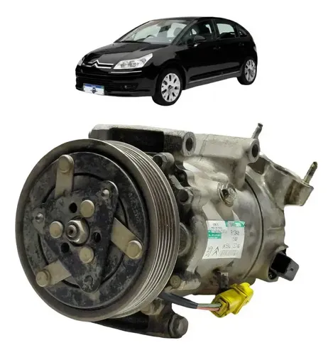 Compressor Ar Condicionado Citroen C4 Hatch 1.6 2011 Uzad0