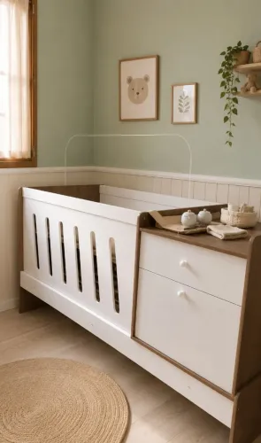 Kit berço cama solteiro