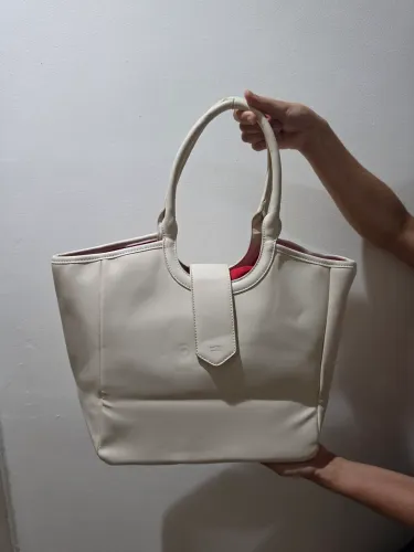 Bolsa Arezzo Giorno Grande Off-White
