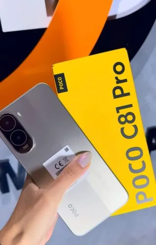 Telefone Lacrado - GLOBAL - 4G - Poco C81 Pro 256/4 Dourado  