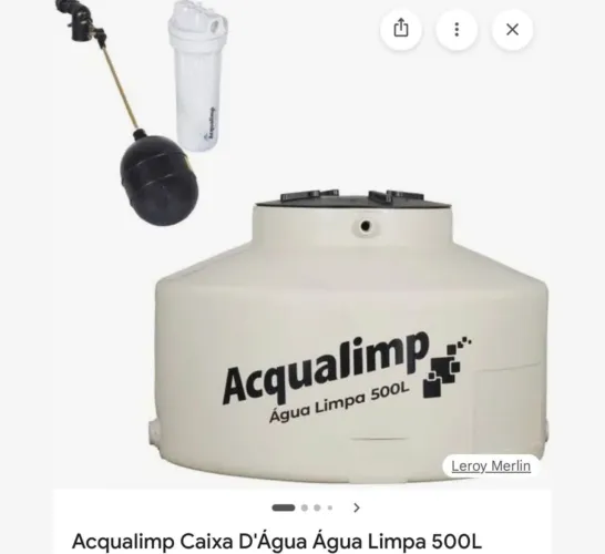 Caixa DÁgua 500 Litros - Acqualimp
