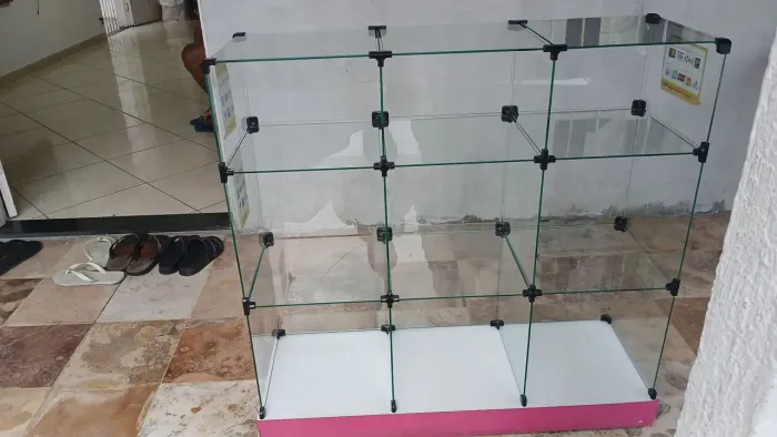 Expositor de vidro