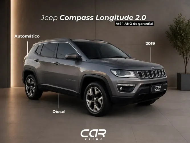 Jeep Compass Longitude 2.0 4X4 Dies. 16V Aut. 2019