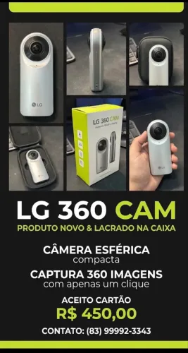 Câmera 360° LG full hd 