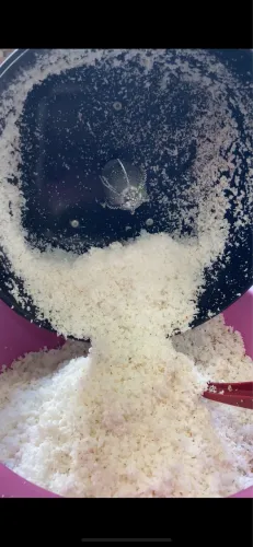 Coco ? ? e macaxeira ralada no João Paulo.