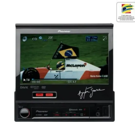 Dvd automotivo Pionner 6380 BT Ayrton Senna