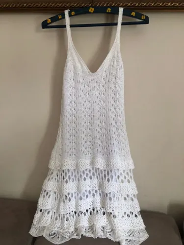 VESTIDO BRANCO TRICOT