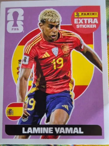 Figurinha Lamine Yamal - Fifa Extra sticker Panini