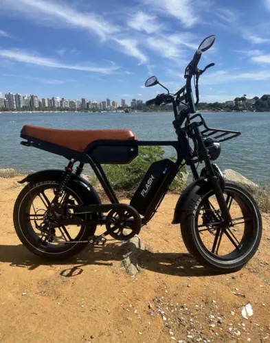 Bike Eletrica FLASH X20S PRO 1000w (2 Baterias) ZERO KM