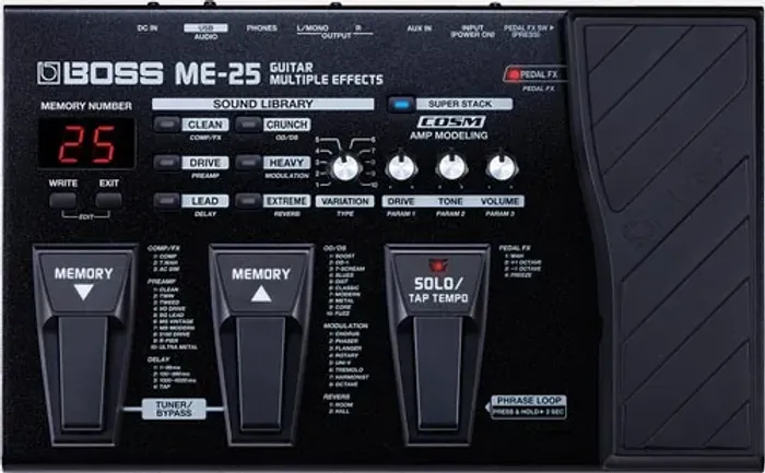 Pedaleira Boss ME-25