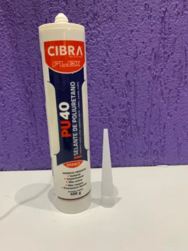 Kit 3 Selantes Pu 40 Poliuretano Cibra Flex Branco