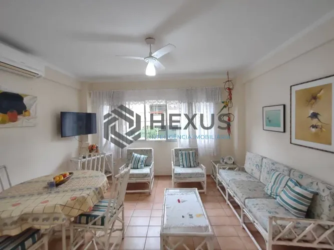 Apartamento mobiliado na Praia da Enseada, Guaruja