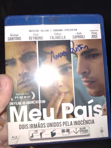 Bluray filme meu país + trilha sonora (lacrado)