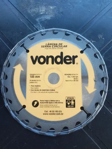 Disco Serra marca vonder para madeira nova nunca usada 