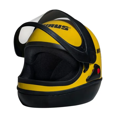 Capacete Moto Táxi Amarelo San Marino Automático (58,60,62)