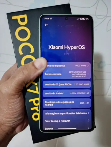 Xiaomi poco X7 pro 5G 512GB 16GB de RAM 