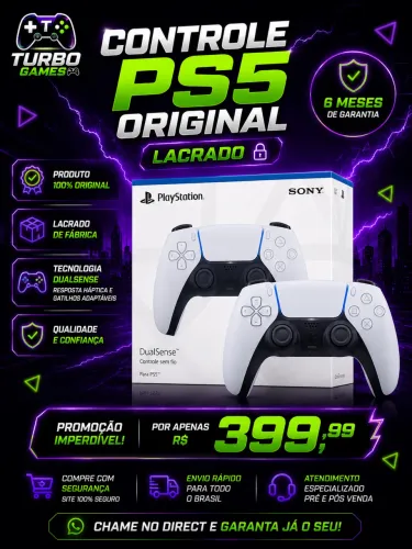 CONTROLE PS5 PROMOCIONAL