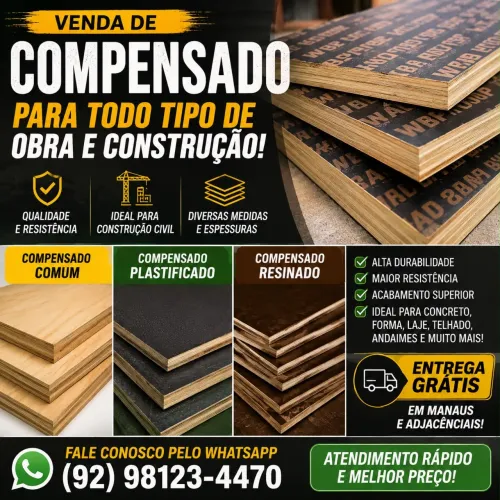 COMPENSADOS NOVOS PROMO ESSA SEMANA.