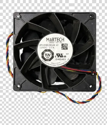 Ventoinha (fan) S19 Antminer Bitmain NOVA - conector Flat 