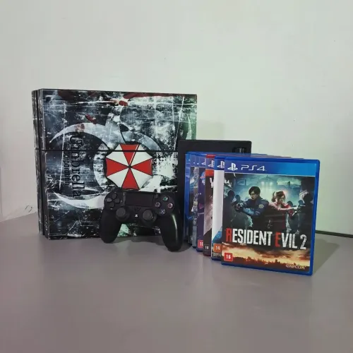 PS4 500GB com 8 jogos - SOMOS E-COMMERCE
