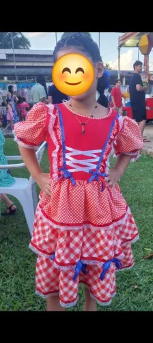 Vestido junino infantil
