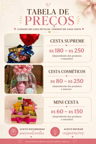 cestas presenteáveis 