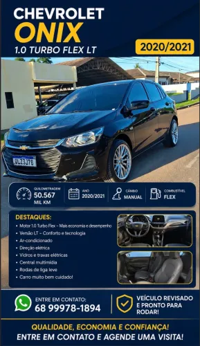 Chevrolet Onix Hatch LT 1.0 12V Flex Mec. 4P 2021