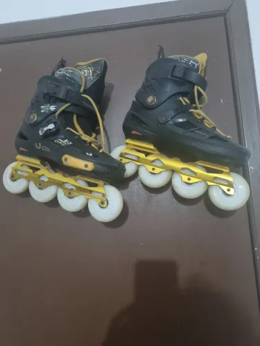 Patins inline oxer freestyle, dourado