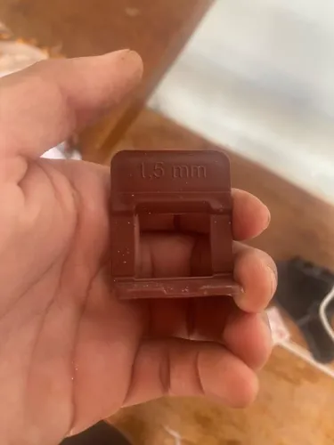 Espaçador de cerâmica 1,5 mm +100 unidades