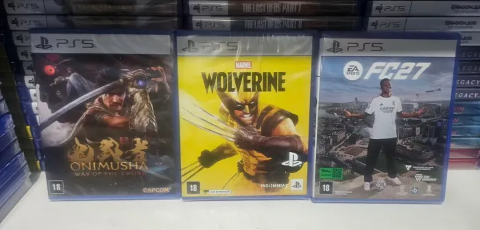 Jogos ps5 lacrados