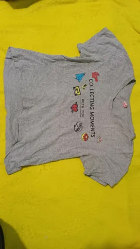 Camiseta Estampada Cinza - Retirada em Maceió AL