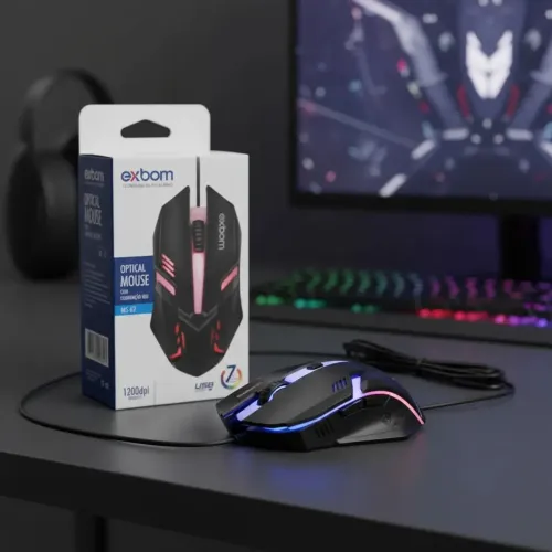 Mouse Gamer USB Led Para Computadores Notebooks