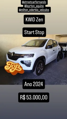 Renault Kwid Zen 1.0 Flex 12V 5P Mec. 2024