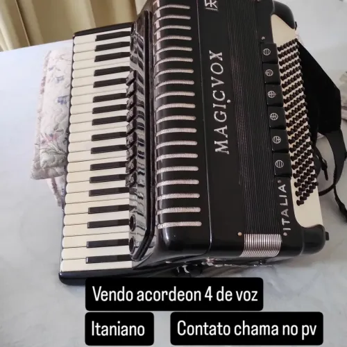 Sanfona 4 de voz italiana, vendo muito nova e affinada