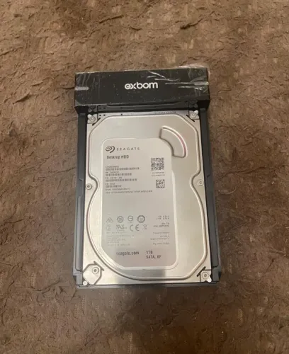 HD externo de 1 terabyte 3,5 para computador ou notebook 
