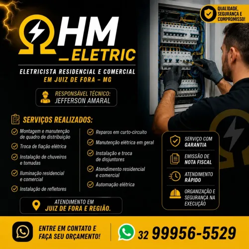 Eletricista jf e região 