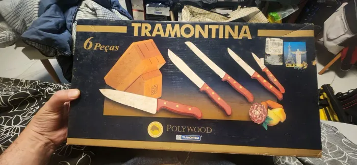 Jogo de Facas Tramontina Polywood Vintage Completo