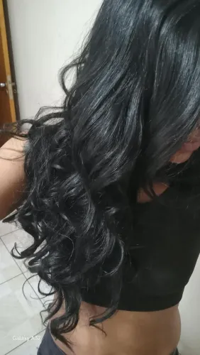 Lace Chanel e uma longa cacheada 250 as 2