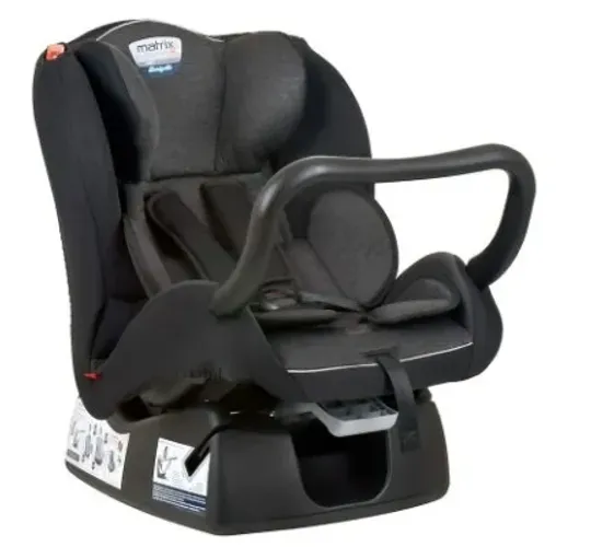 Cadeira Carro Bebe BURIGOTTO MATRIX EVOLUTION K 0 a 25kg Preto Regulavel Cinto 5 Pontos