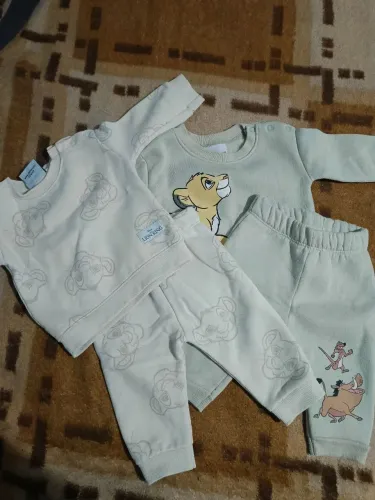 Kit conjunto de frio unissex, bebê 3 a 6 meses, Disney 