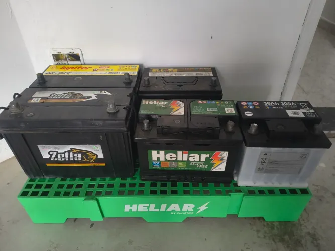 Baterias semi-novas 40ah a 180ah