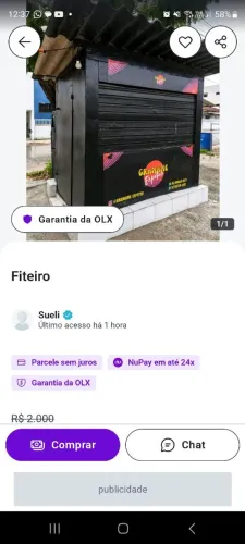 Em ótimo estado para retirar do local MS rápido possível