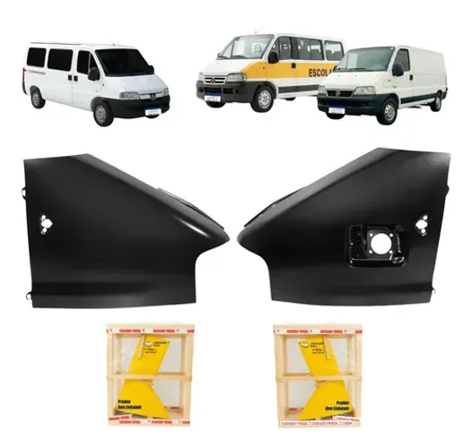 Par Paralama Ducato Jumper Boxer 2006 2007 2008 2009 A 2017