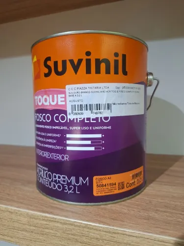 Tinta acrílica suvinil