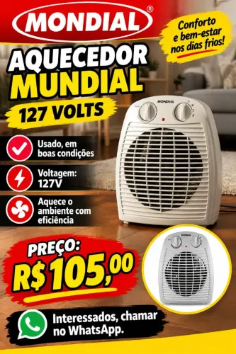Aquecedor e velador Mondial