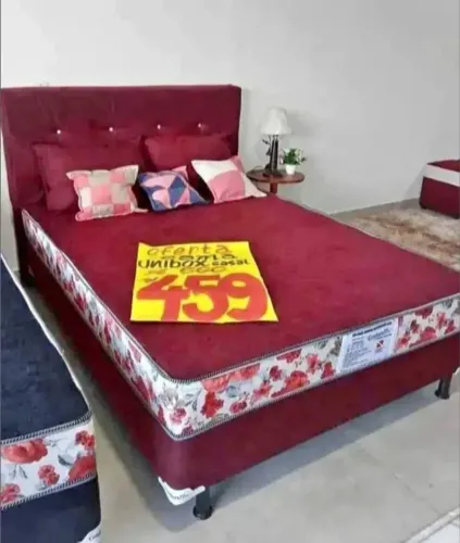 Cama Box Casal, não fique de fora dessa Super Promoção. Frete grátis!